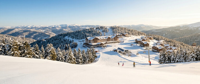 Wintertime Turkey, its landscape given extra character by snow