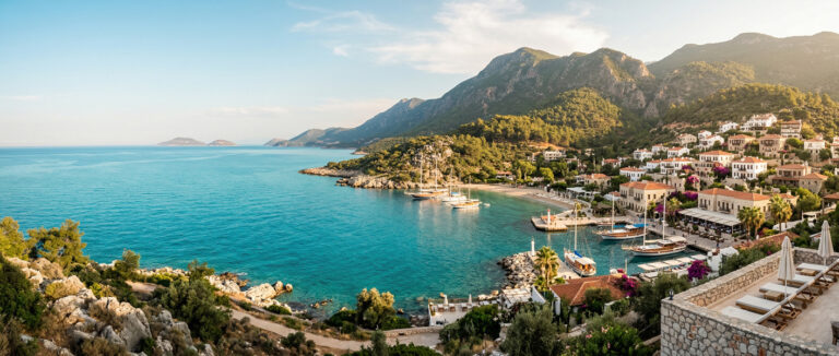 Türkiye’s coast, focusing on its harbors, coves and outdoor atmosphere